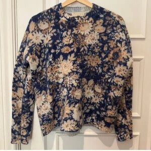 Sezane sweater in Cara print